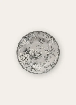 ASSIETTE À DESSERT EN GRÈS ADELAÏDE GRIS SOURIS
