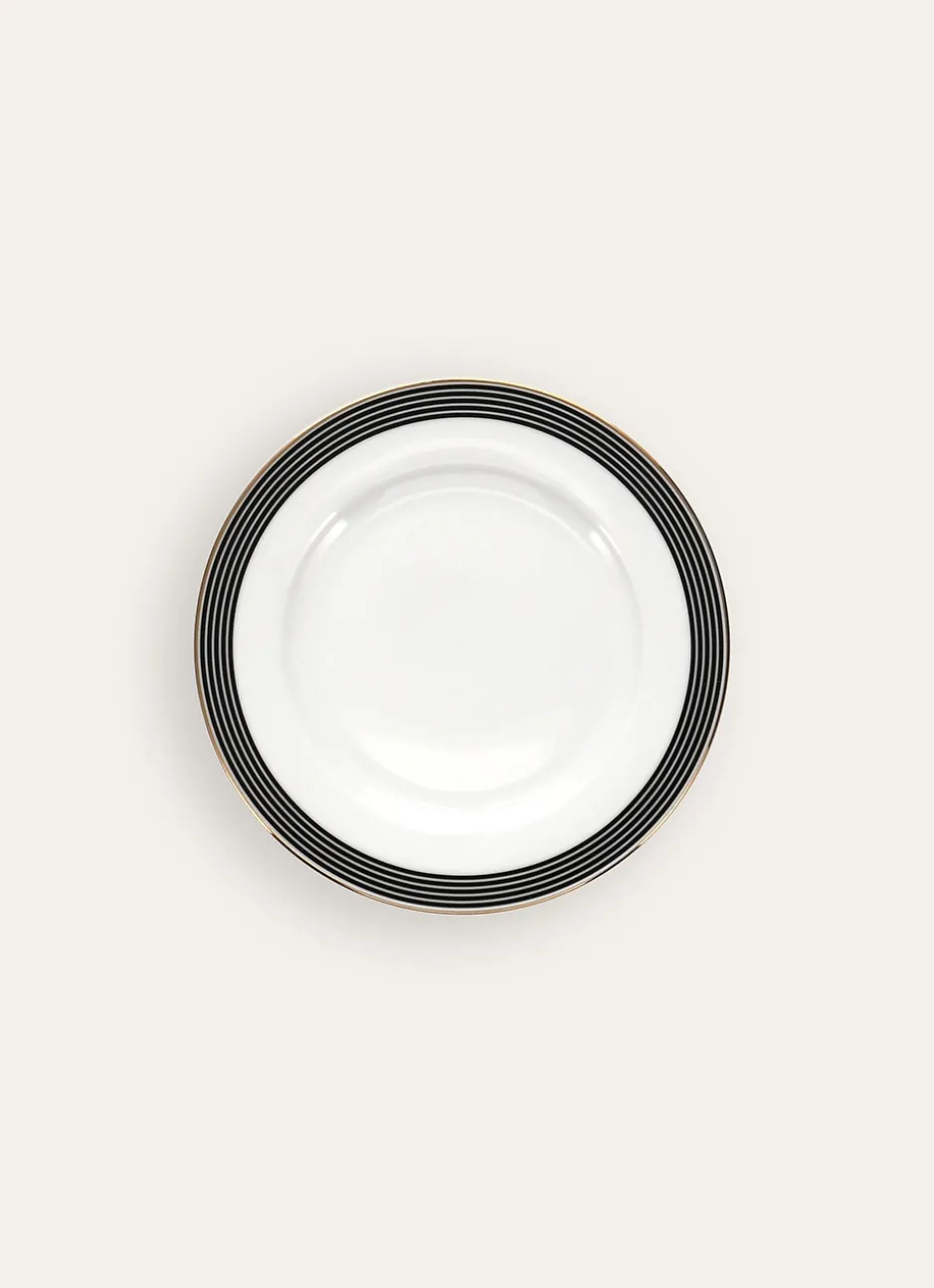ASSIETTE À DESSERT EN PORCELAINE SONGE Noir