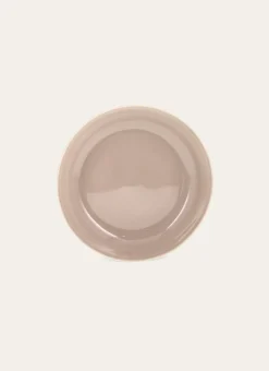 ASSIETTE CREUSE EN GRÈS LATTE