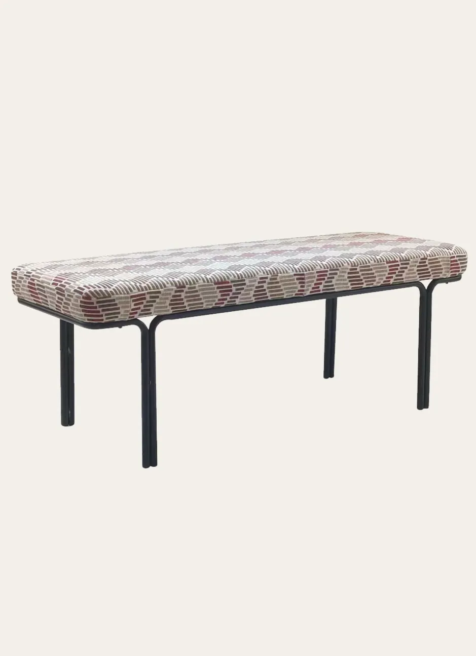 BANC TISSU JACQUARD MULTICOLORE