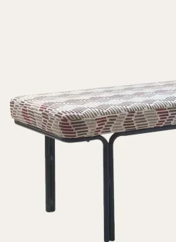 BANC TISSU JACQUARD MULTICOLORE