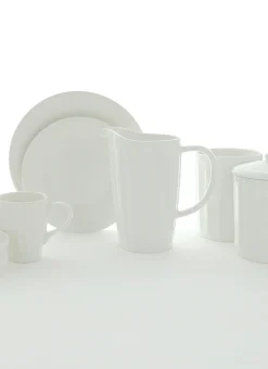 BOL CÔTELÉ EN FAÏENCE BLANC