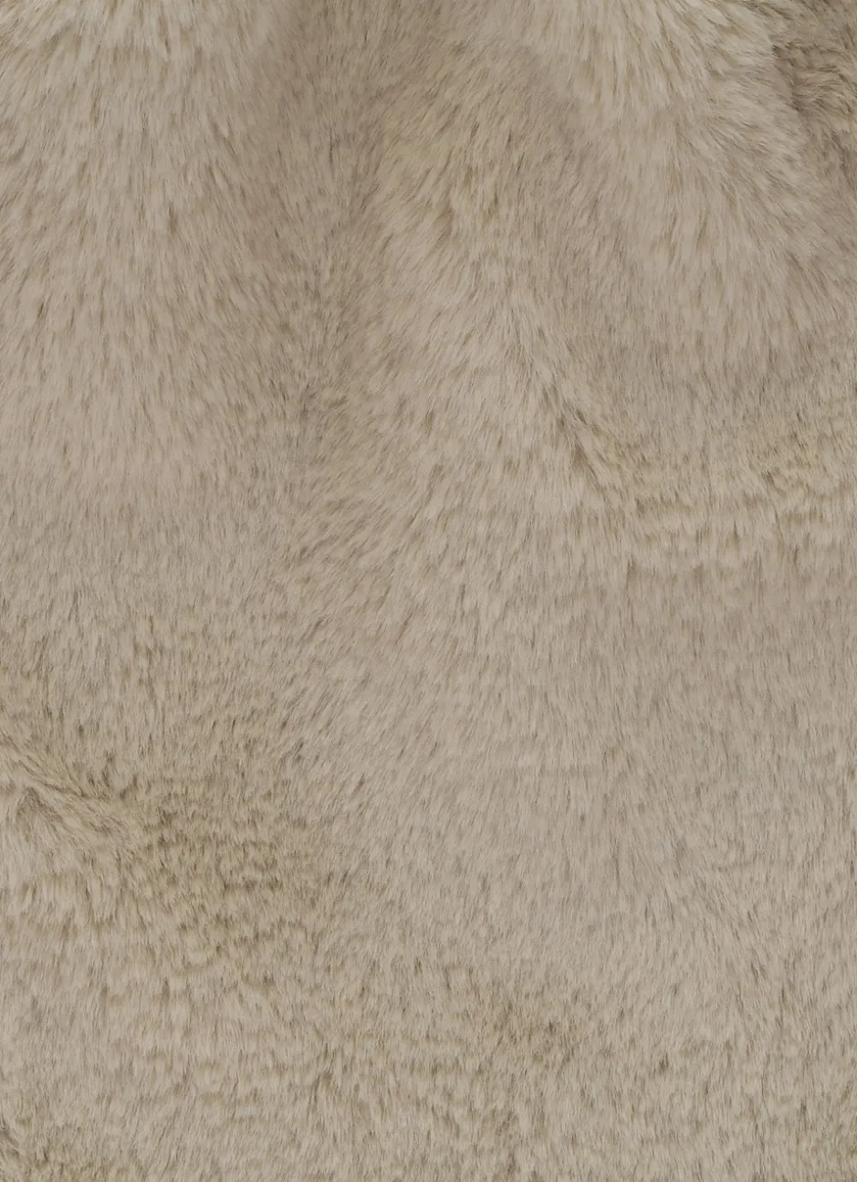 BOUILLOTTE EFFET FOURRURE BEIGE