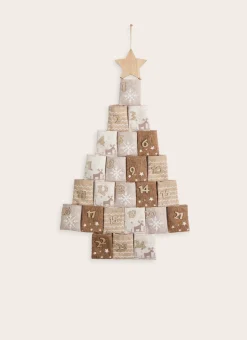 CALENDRIER DE L'AVENT SAPIN GINGEMBRE