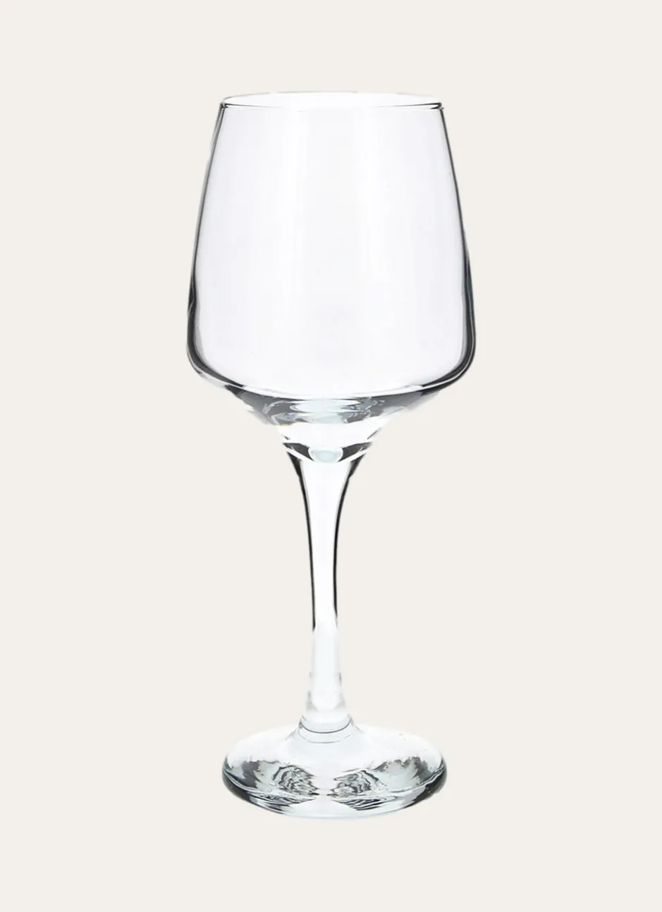 COFFRET DE 6 VERRES A VIN TRAPEZE TRANSPARENT