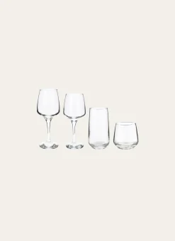 COFFRET DE 6 VERRES A VIN TRAPEZE TRANSPARENT