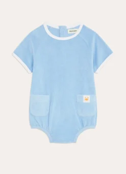 COMBINAISON EN ÉPONGE UNIE CRABE BLEU
