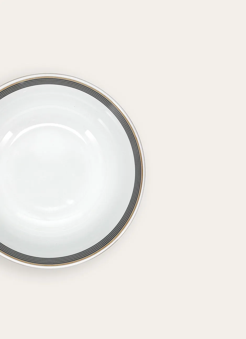 COUPELLE EN PORCELAINE AVEC LISERET EN OR SONGE Noir