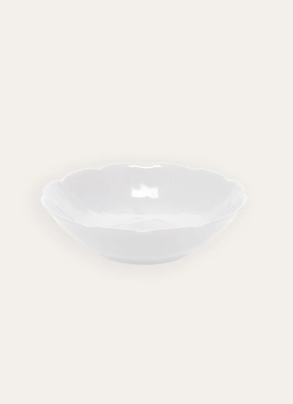 COUPELLE EN PORCELAINE DE LIMOGES TAHITI BLANC