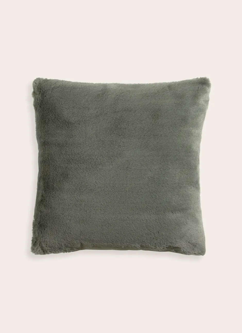 COUSSIN EN FAUSSE FOURRURE EXTRA DOUX SAPIN