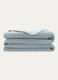 COUVERTURE DOUBLE FACE TRÈS CHAUDE - 540GR GRIS