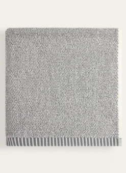 DRAP DE BAIN CHINÉ GRIS