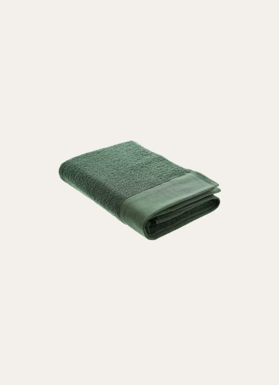 DRAP DE BAIN COTON MOELLEUX ZÉRO TORSION vert