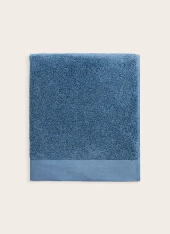 DRAP DE BAIN COTON MOELLEUX ZÉRO TORSION BLEU BALTIQUE