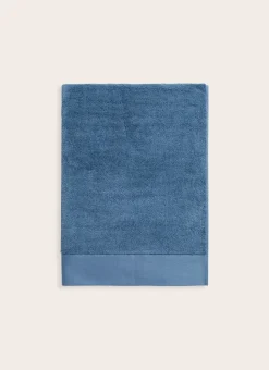 DRAP DE BAIN COTON MOELLEUX ZÉRO TORSION BLEU BALTIQUE