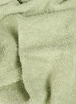 DRAP DE BAIN EN COTON UNI BASIL VERT