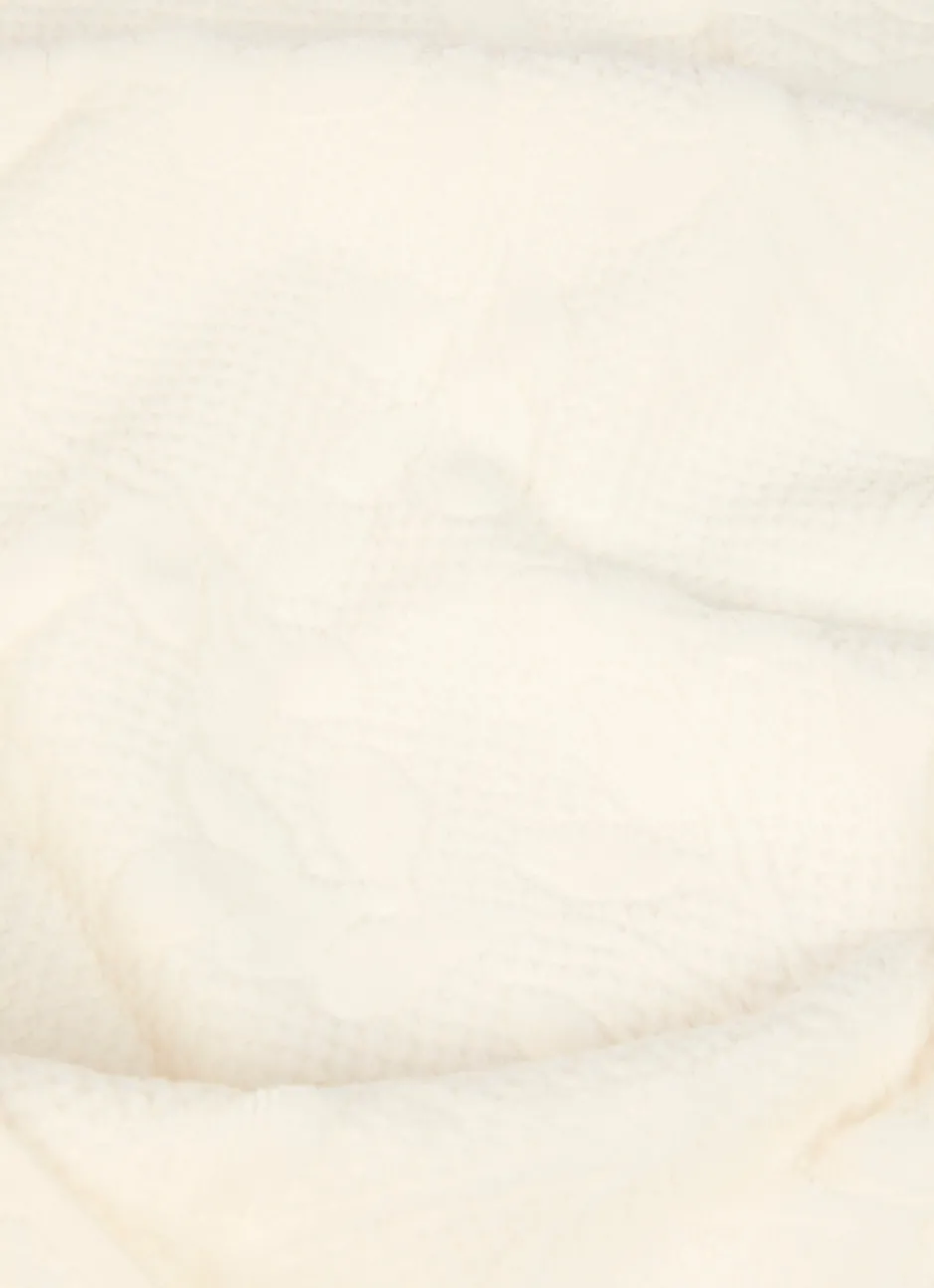 DRAP DE BAIN JACQUARD UNI ECRU