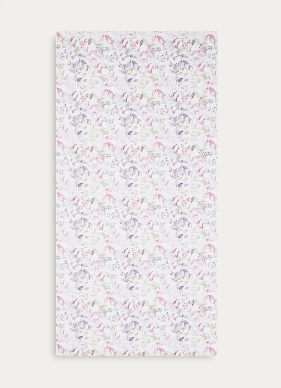 DRAP DE DOUCHE EN EN VELOURS IMPRIMÉ MULTICOLORE