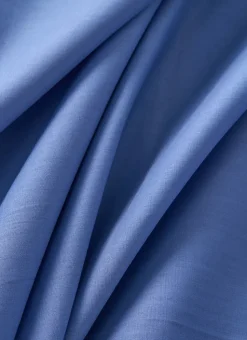 DRAP HOUSSE EN COTON BLEU OCEAN