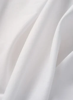 DRAP HOUSSE UNI EN COTON GRAND BONNET 32CM BLANC