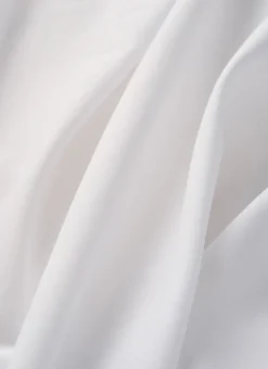 DRAP HOUSSE UNI EN COTON GRAND BONNET 32CM BLANC