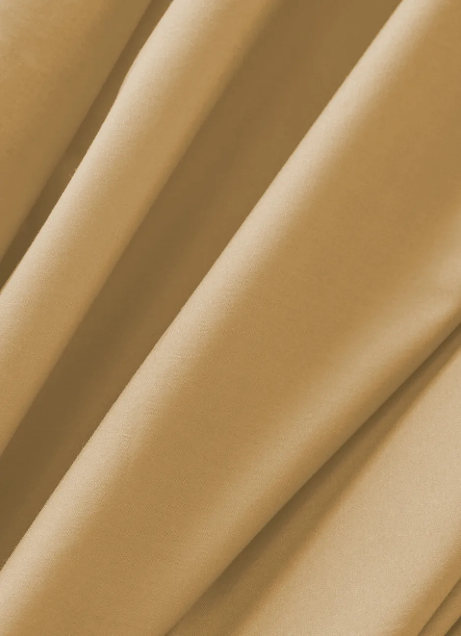 DRAP HOUSSE UNI EN PERCALE DE COTON MAIS