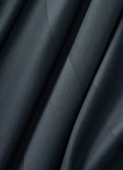 DRAP HOUSSE UNI EN SATIN DE COTON MARINE