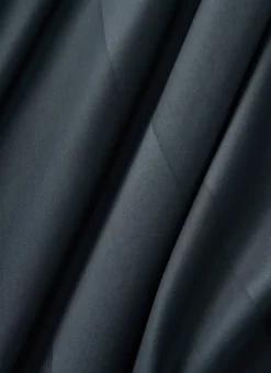 DRAP HOUSSE UNI EN SATIN DE COTON MARINE