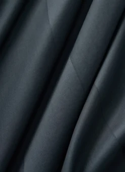 DRAP HOUSSE UNI EN SATIN DE COTON MARINE