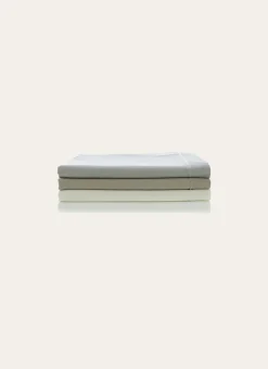 DRAP PLAT UNI EN COTON BLANC