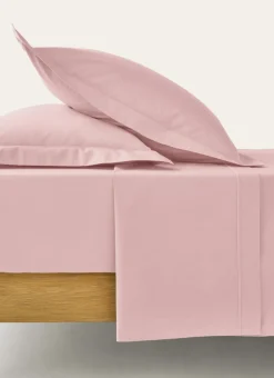 DRAP PLAT UNI EN PERCALE DE COTON PÉTALE