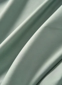 DRAP PLAT UNI EN PERCALE DE COTON vert