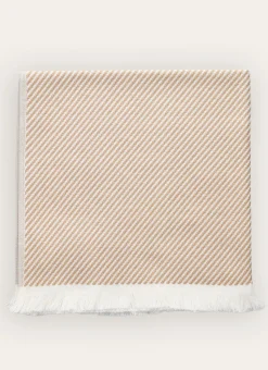 ESSUIE-MAINS EN COTON ÉPONGE BEIGE ECRU