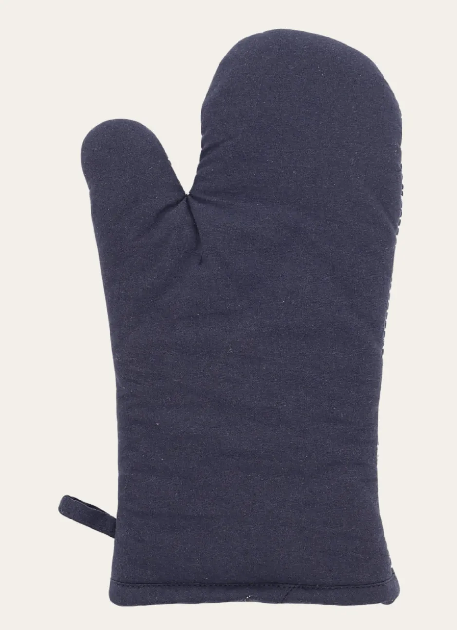 GANT DE CUISINE EN COTON IMPRIMÉ MINI MOTIFS MARINE