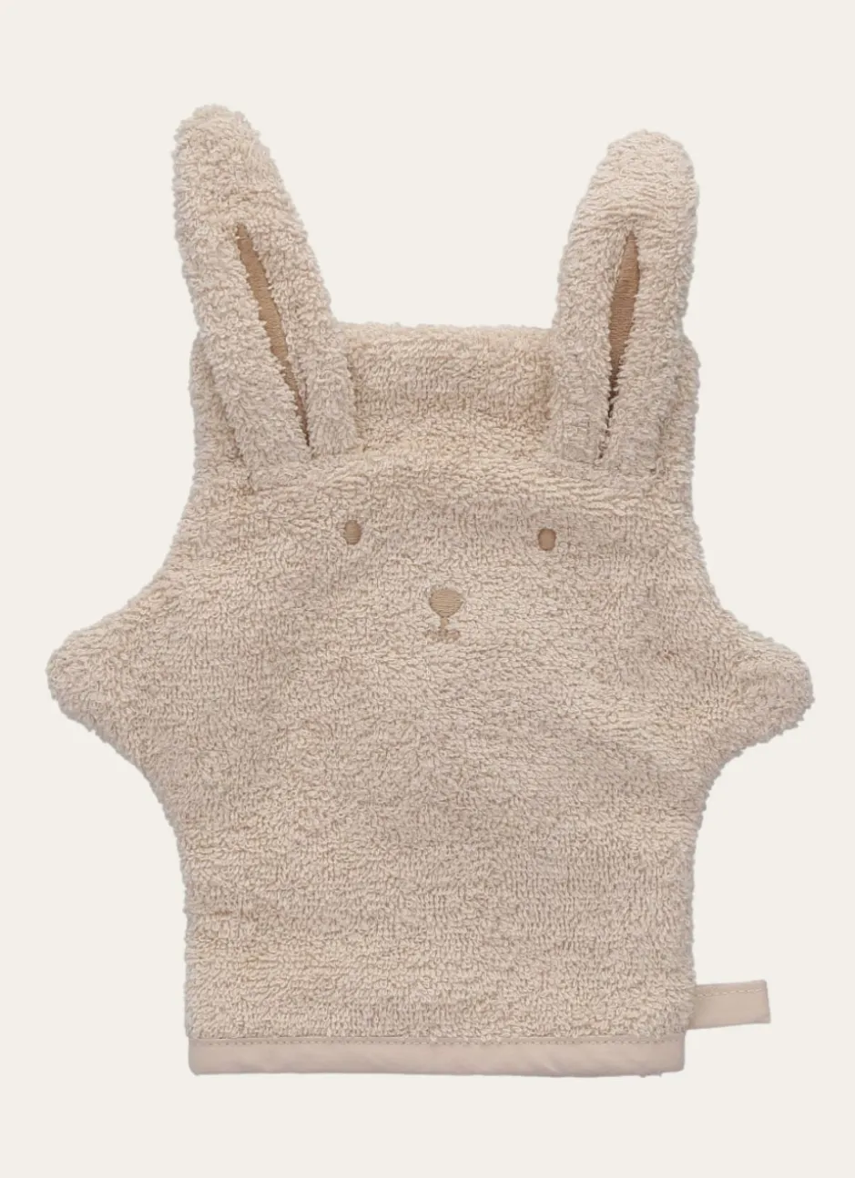 GANT DE TOILETTE LAPIN BLANC