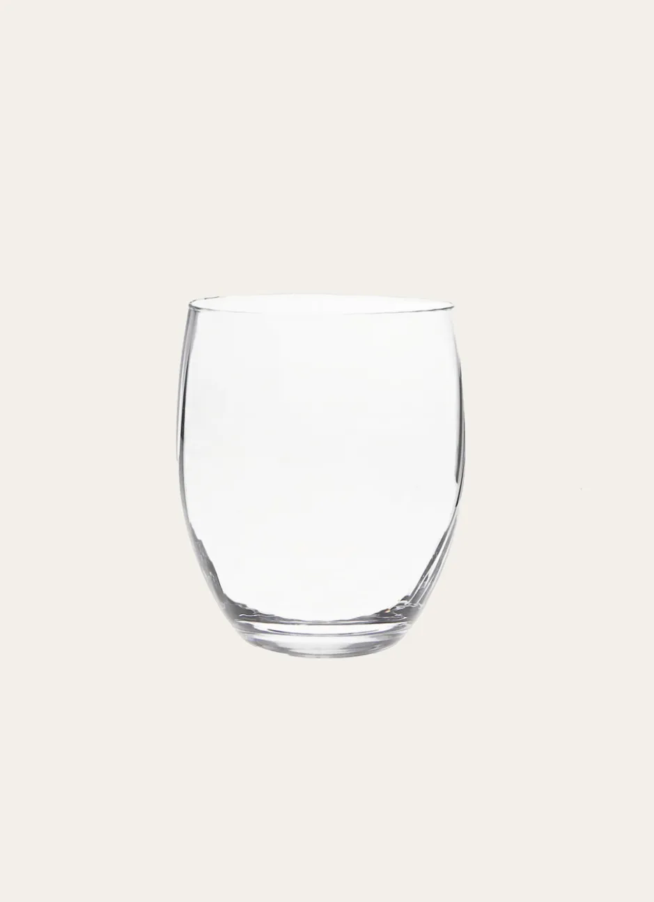 GOBELET BAS EN VERRE TRANSPARENT
