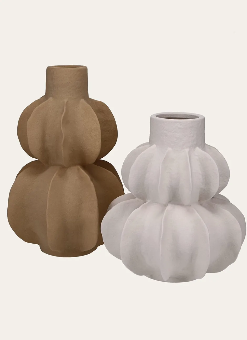 GRAND VASE MERINGUE BEIGE