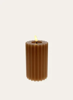 GRANDE BOUGIE EN CIRE CARAMEL