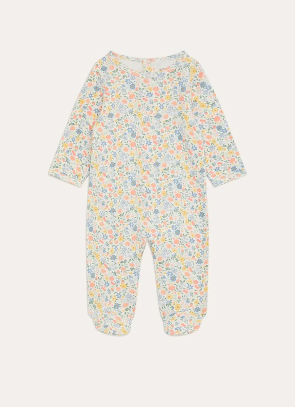 GRENOUILLÈRE IMPRIMÉE FLEURS ET FRUITS MULTICOLORE