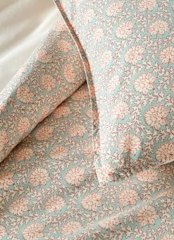 HOUSSE DE COUETTE EN COTON LAVÉ JEIRAN VERT CELADON