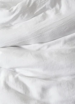 HOUSSE DE COUETTE EN LIN LAVÉ BLANC
