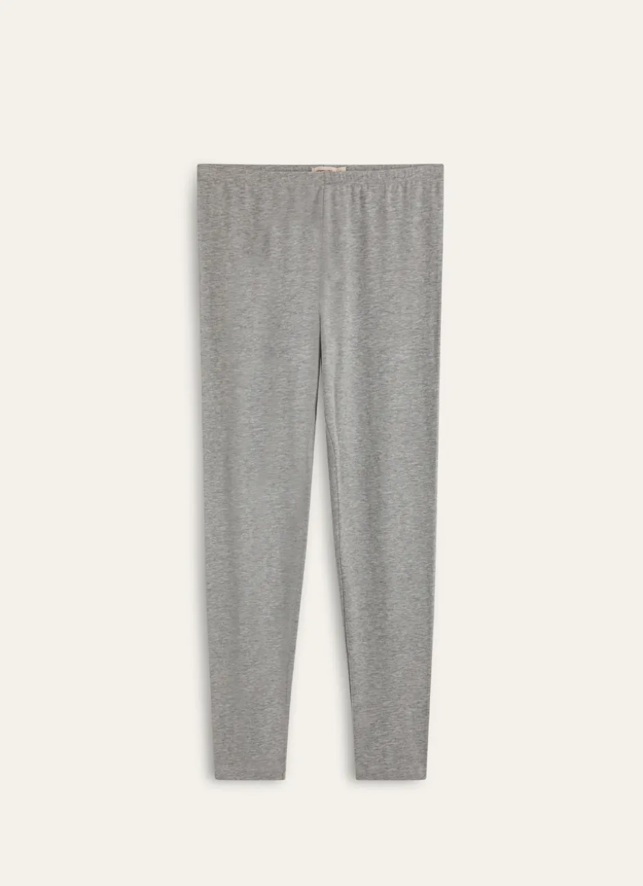 LEGGING COTON BIOLOGIQUE GRIS CHINE