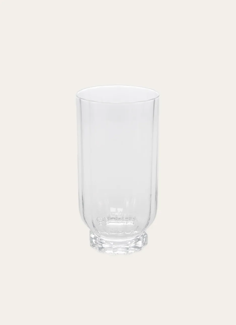 LOT DE 6 CHOPES HAUTES EN VERRE TRANSPARENT