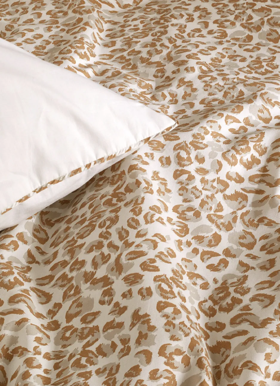 LOT DE 2 TAIES D’OREILLER EN PERCALE DE COTON AMIR NATUREL