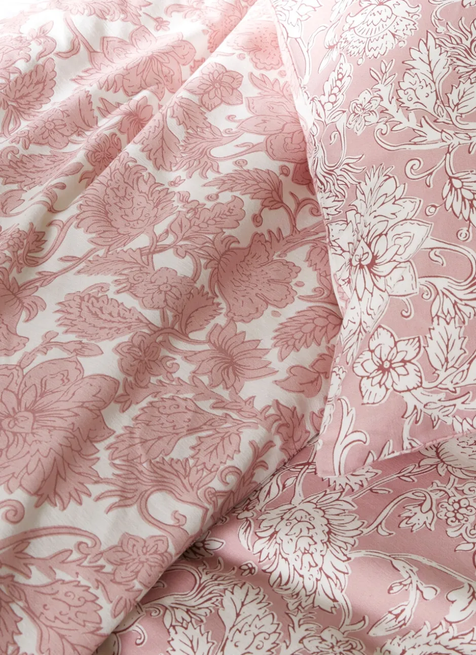 LOT DE 2 TAIES D'OREILLER EN TWILL DE COTON RACHEL ROSE