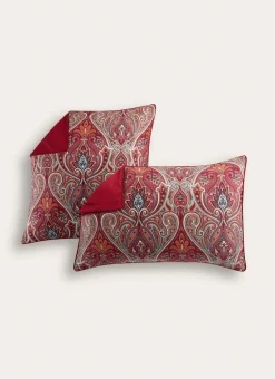 LOT DE 2 TAIES D’OREILLER EN SATIN SUBLIME ROUGE