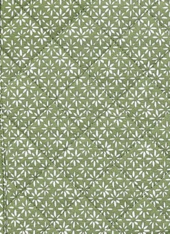 MANIQUE DE CUISINE À MOTIFS GÉOMÉTRIQUES vert