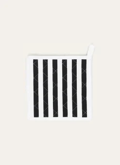 MANIQUE EN COTON DRAPEAU BRETON BLANC/NOIR