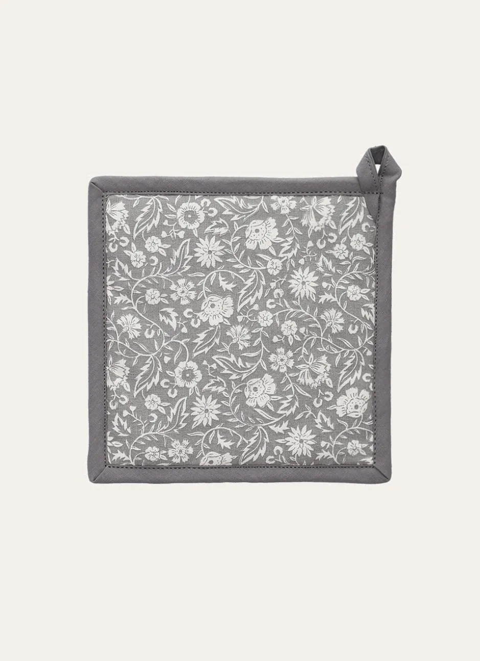 MANIQUE FLEURS BICA GRIS