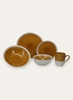 MUG EN GRÈS RÉACTIF JAUNE